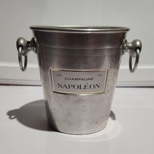 Napoleon Champagne - Silver Champagne Bucket. Made In France.